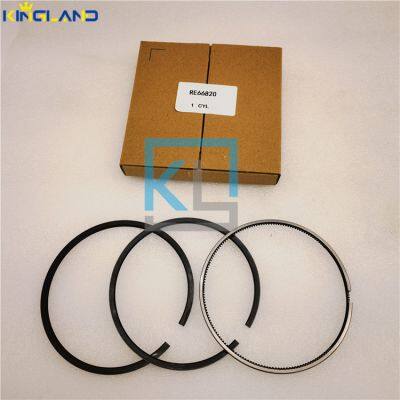 Excavator/ Generator Engine  6068 piston ring RE66820  Fit For JOHN DEERE