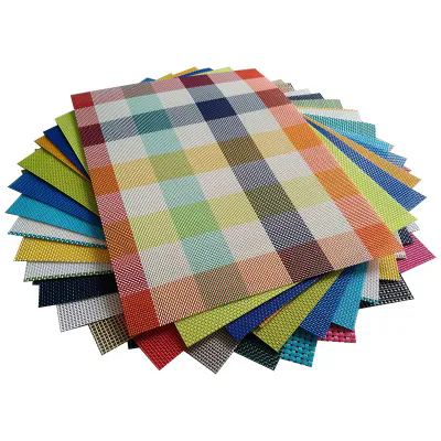 Anti-UV Clear PVC Mesh Mesh PVC Coated Polyester Mesh Fabric  Pool fence fabric Outdoor  Textilene Woven Mesh Fabric/PVC Woven Mesh Fabric Wholesale