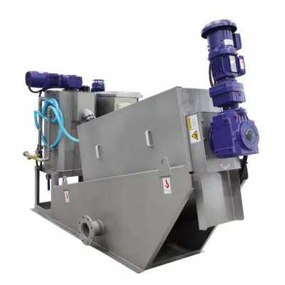 Stainless Steel Multi-Plate Sludge Press Equipment for Municipal Waste Water Treatment Plant