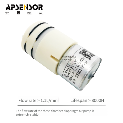 Epsonso ap Sensor Ap12110 Three-chamber Diaphragm Air Pump, Dual-purpose for Pumping and Suction, Speed-adjustable Within 1 Second