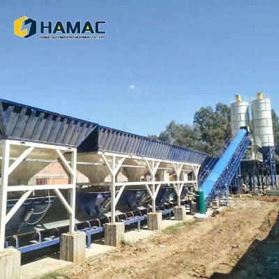 High Efficiency Concrete Batching Plant HZS90 M³/h Belt-type Cement Concrete Mixing Plant for Sales photo-2