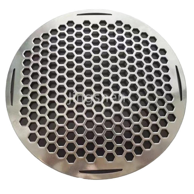 Perforated Metal Mesh Galvanized 316 Stainless Steel Welding Customized Round Hole Powder Coated Sheet photo-5