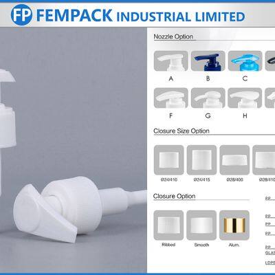 Пластиковые насосные распылительные крышки