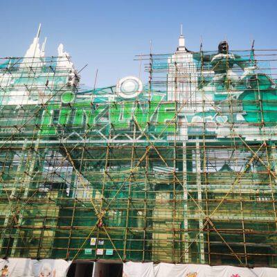 High-altitude Spider-man Rope Painting and Graffiti in Sanya, Hainan, Hand-painted Wall Beautification of Cooling Towers and Chimneys, Tunnel Wall Painting photo-4