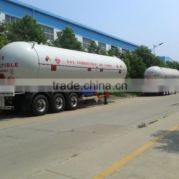 2015 hot sale lpg tank trailer,3 axles lpg gas cylinder 58m3 lpg tank semi trailer