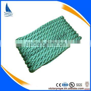 solid braided nylon rope fender line for boat mooring