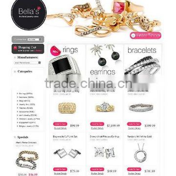 Ecommerce Website Design, Jewelry Ecommerce Website Design Service Internet Marketing Service