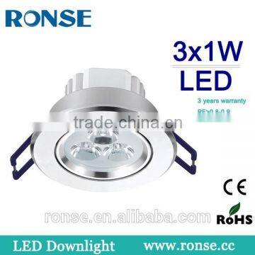 Ronse 3*1W aluminum led cob ceiling light 3000-5000K(RS-2040(C))