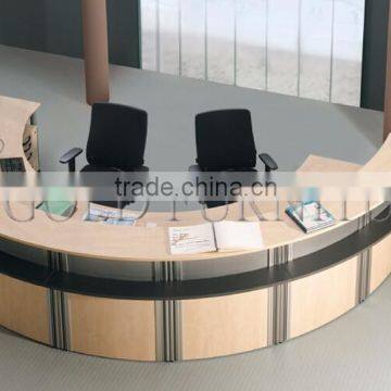 New Modern Factory Customized Semi circle Wood Reception Desk,Front table(SZ-RT024)