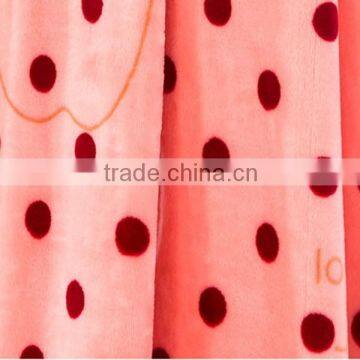 Good Selling Cheap Baby Fabric 100 Polyester Tricot Flannel Fabric Wholesale photo-3