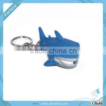 Shark keychain ,Custom keychain ,Plastic Led keychain