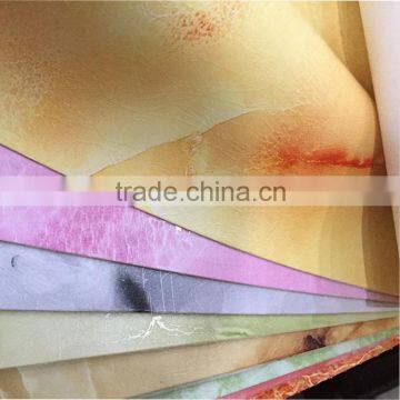 New Fashion Design ,PVC Shiny Glossy Leather With Chinese Printing Style for Ladies Handbags Usage Wallet and Notebooks Cover photo-4