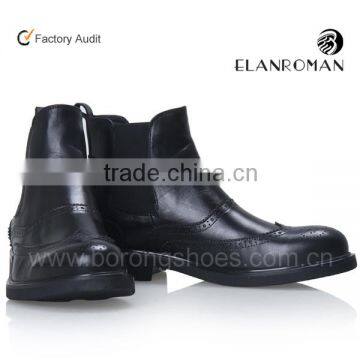 Winter fashion china factory wholesale new design leather mens shoes cheap men boots