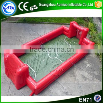 2016 Sports entertainment football field fence inflatable soap soccer field                        
                                                                                Supplier's Choice