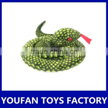 wholesale lifelike snake shape plush toy