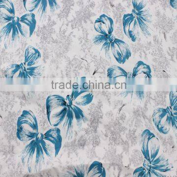 Bowknot Pattern Digital Printing 40S Cotton Fabric Textiles for Womens Garment Clothing photo-3