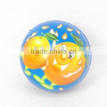 Kids sport toy playing ball game 6.3 CM fruit foam ball toys mini pu ball