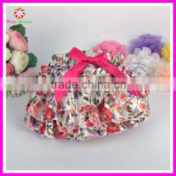 Wholesale Ruffle Diaper Covers Lovely Girl Satin Diaper Cover Children's Shorts