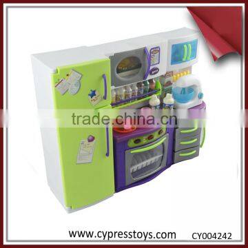 B/O Refrigerator Kitchen Toys Furniture Toys for Girls