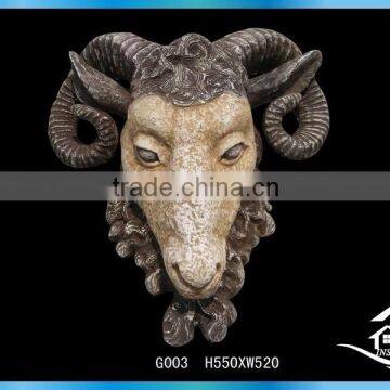 Resin Wall Animal Head Sculpture photo-6