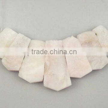 wholesale A grade Pink opal rectangle freeform in loose gemstone