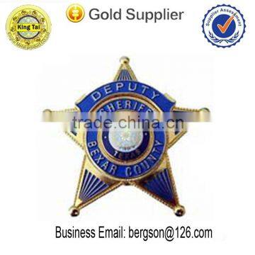 custom cheap price metal five star lapel pin