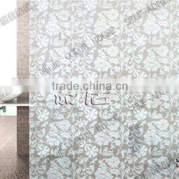 hot sale sliding door glass sticker with white mini flower