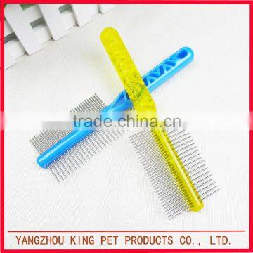 China Wholesale Custom Printed Plastic New Dog Grooming Comb