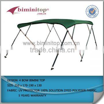 sun-shade round tube boat bimini top