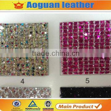 2016 Nwest Design Shinning Shoes Material Wholesale Glitter Fabric Made in China Factory T5769