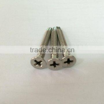 Phillips Flat Head Self Drilling Stainless Steel Screw