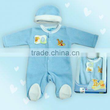 microfleece baby romper winnie the pooh