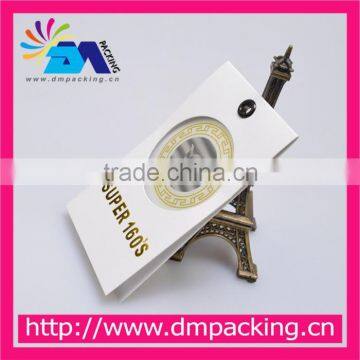 Good quality paper folded clothes brand tag