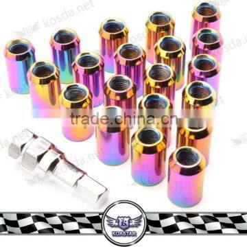 Neo Chrome Alloy Wheel Nut Bolt Wheel Lug Nut