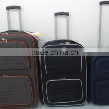 yiwu stock wheeled luggage set closeout 3pcs wheeled suitcase set