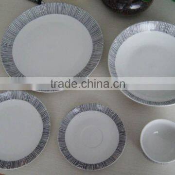 Catering royal white porcelain dinnerware sets