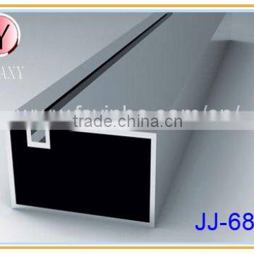 square hollow aluminium baseboards