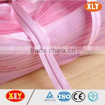 Different size Long chain nylon zipper and zipper roll