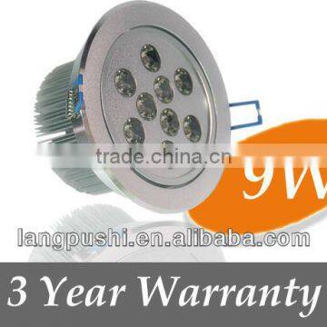 9w LED ceiling light , Dimmable 9w LED downlight