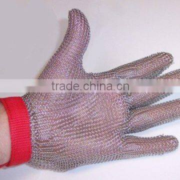 Steel Metal Gloves for ring mesh manufacture