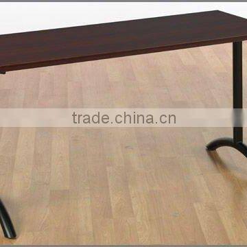 Flat pack office furniture multipurpose table PAC-TT60A-MAH/BLK