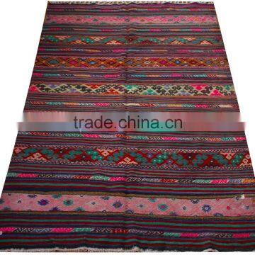 Retro Style Rug - Decorative Floor Rug - Hand Crafted Rug