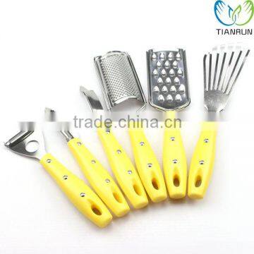 Full Set Kitchen Tools Stainless Steel Flat Grater Peeler Ginger grater