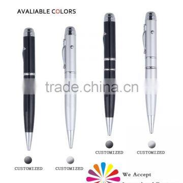 Excellent Quality Aluminium Usb Ballpoint Pen With Laser Pointer Free Sample 2gb photo-4