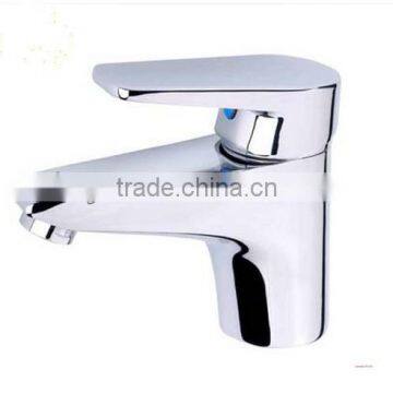 2014 Chrome Plating Single Handle Brass Basin Faucet