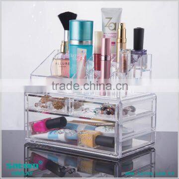 Guangzhou Wholesale Acrylic Makeup Organizer Cheap Holder Containers For Makeup