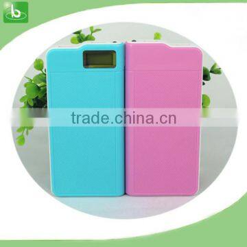 Double USB output wallet portable power bank 9000mah for smart phone