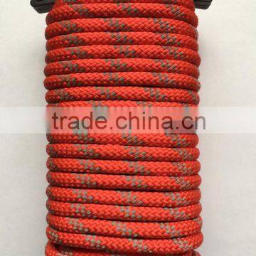NEW Lehigh RMFPO1450 1/4-Inch by 50-Feet Reflective Polypropylene Rope Orange Glow in the Dark Rope photo-2