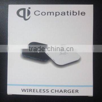 Qi Wireless charging pad, portable cell phone charger for samsung smart phones, wireless charger pad