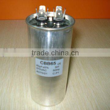 40uf Aluminum Case motor run capacitor especially for air conditioner